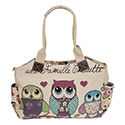 Three Owls Long Handbag Cream